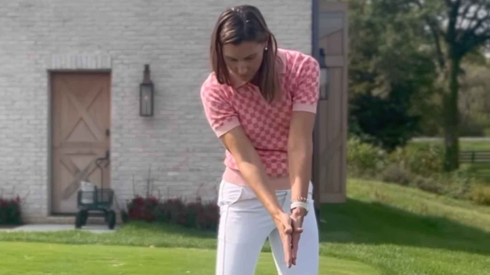 GOLF Top 100 Teacher Erika Larkin shares two different drills that will help correct your golf slice and lead to straighter shots