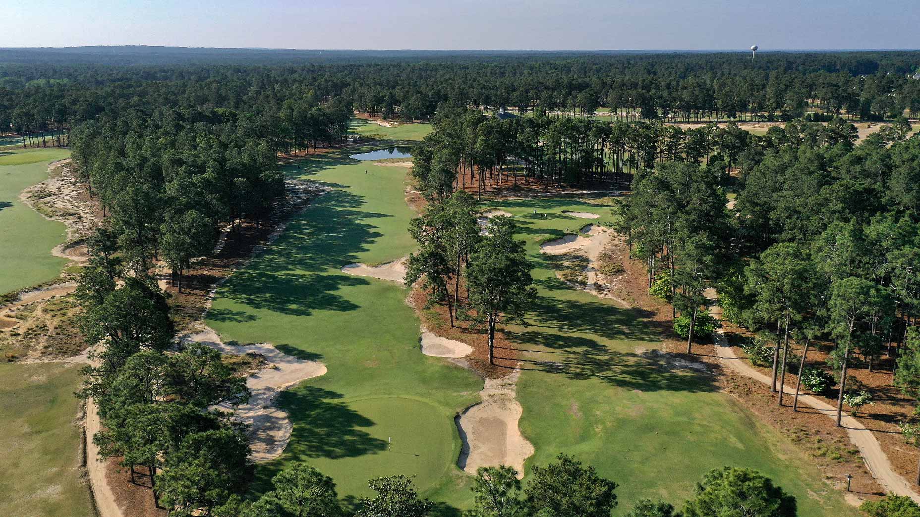 Aerial view of Pinehurst No. 2 at Pinehurst Resort