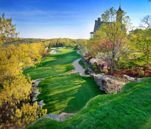 The 3rd hole at the Top of the Rock.