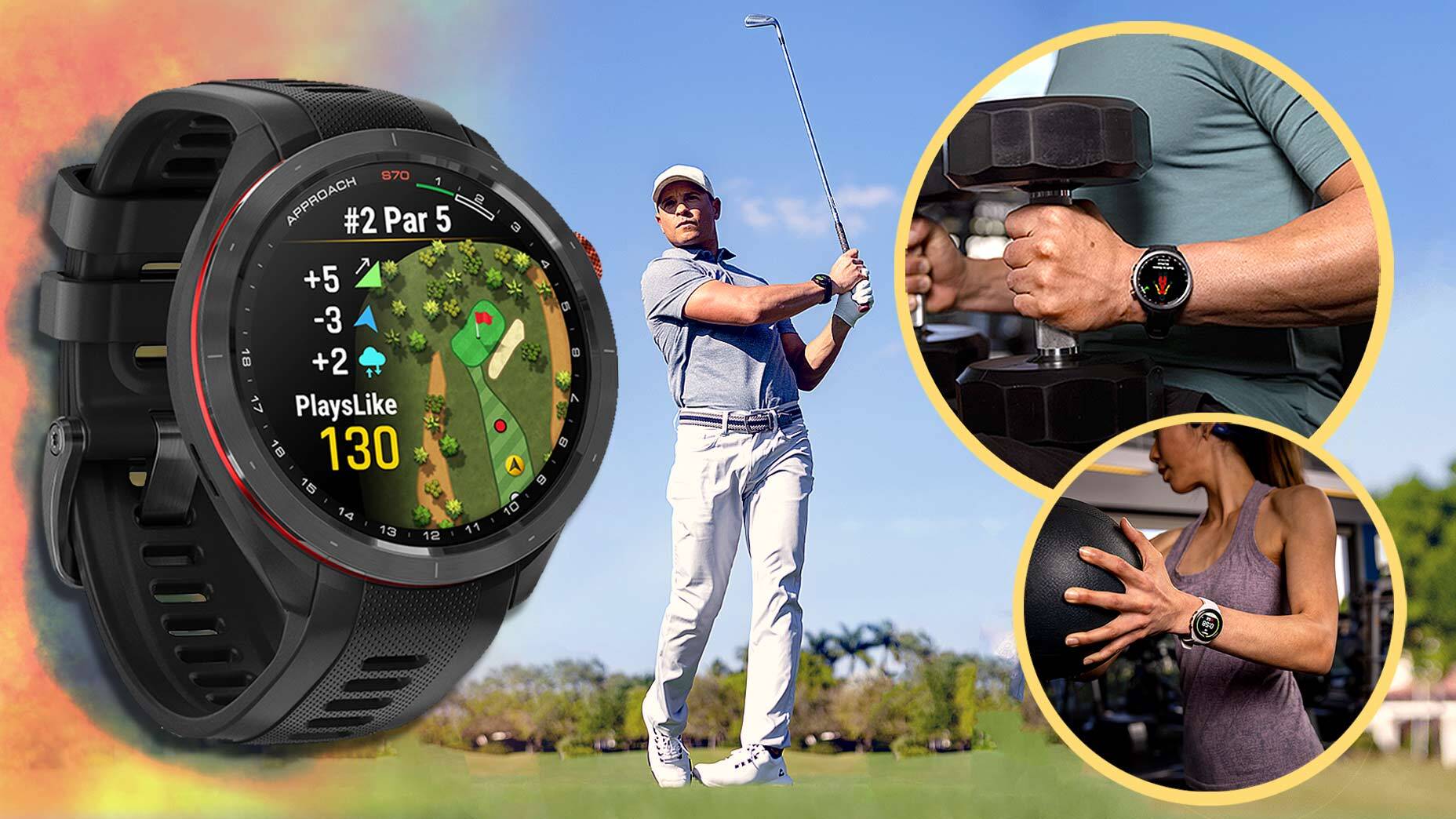 Smartwatch for golf and hot sale fitness