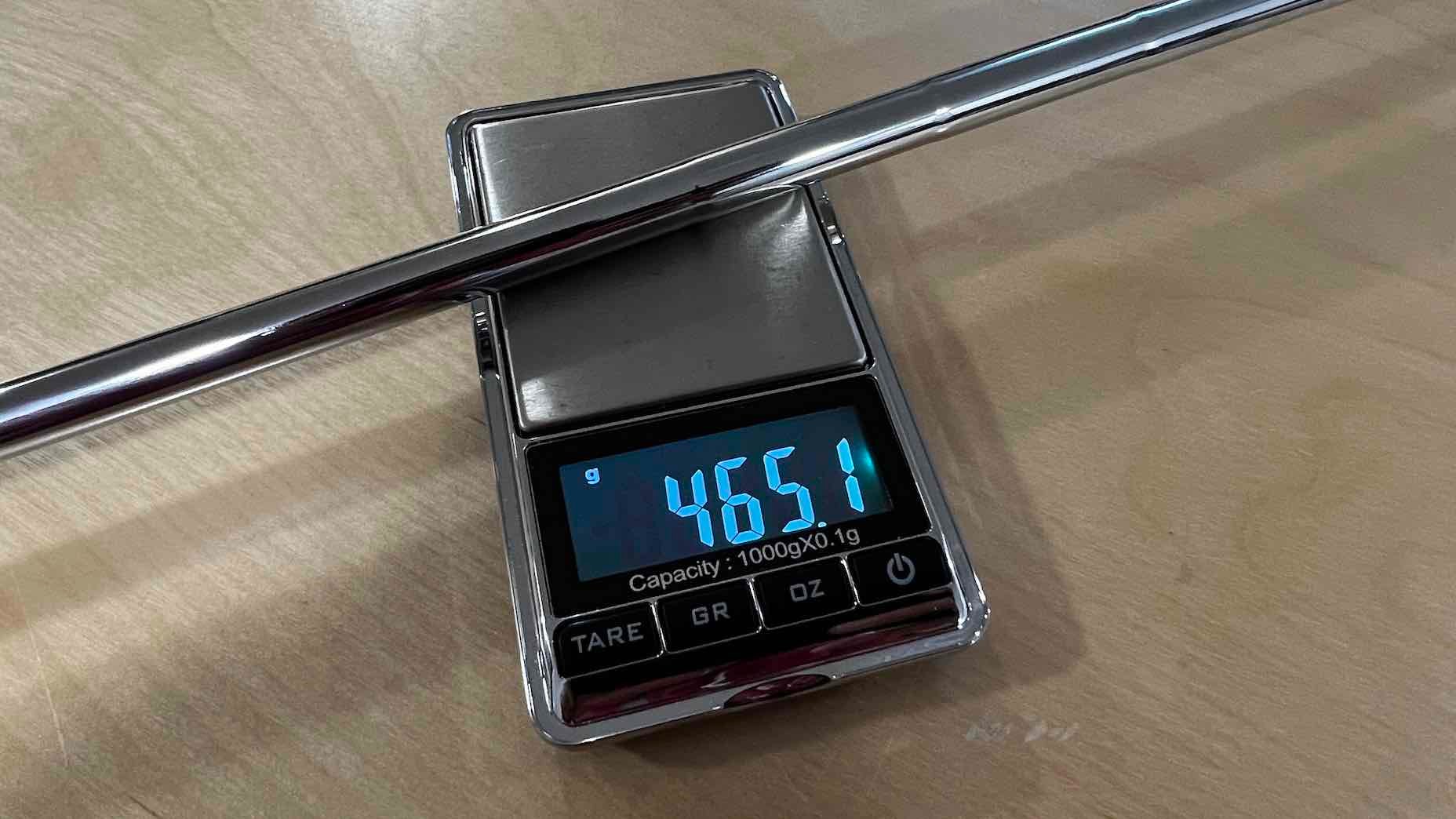 Golf club weight scale