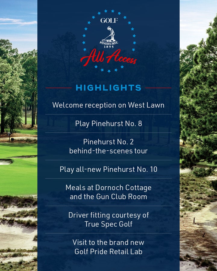 Experience Pinehurst just days before the 2024 U.S. Open field does