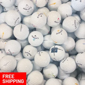 50 Callaway AAA Recycled Used Golf Balls, White