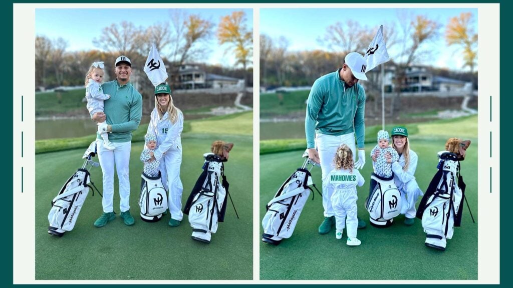 Patrick Mahomes' family crushed these Halloween caddie costumes