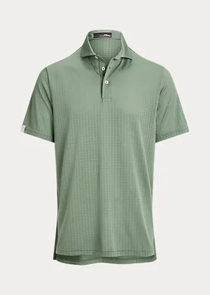 Classic Fit Houndstooth Jacquard Polo