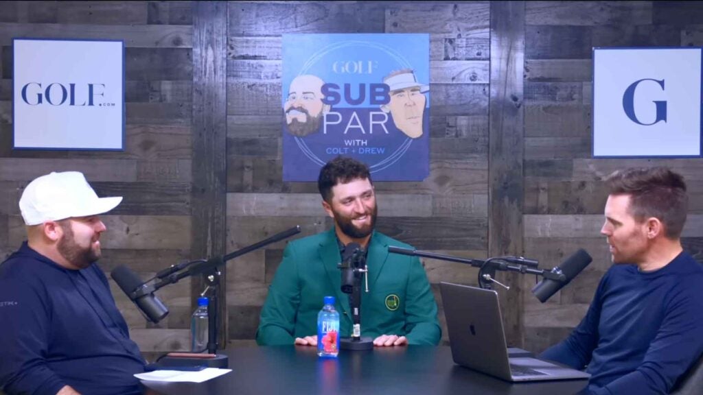 A longtime friend of the show, Jon Rahm stopped by the Subpar studio wearing his green jacket in the most-watched episode of the year.