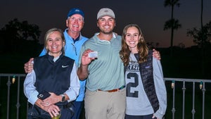 Blaine Hale Jr. celebrates with family after earning 2024 PGA Tour card