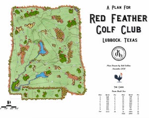red feather golf and social club masterplan