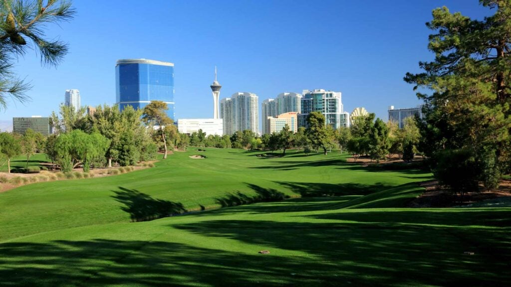 Wynn Golf Club's 4th hole in Las Vegas