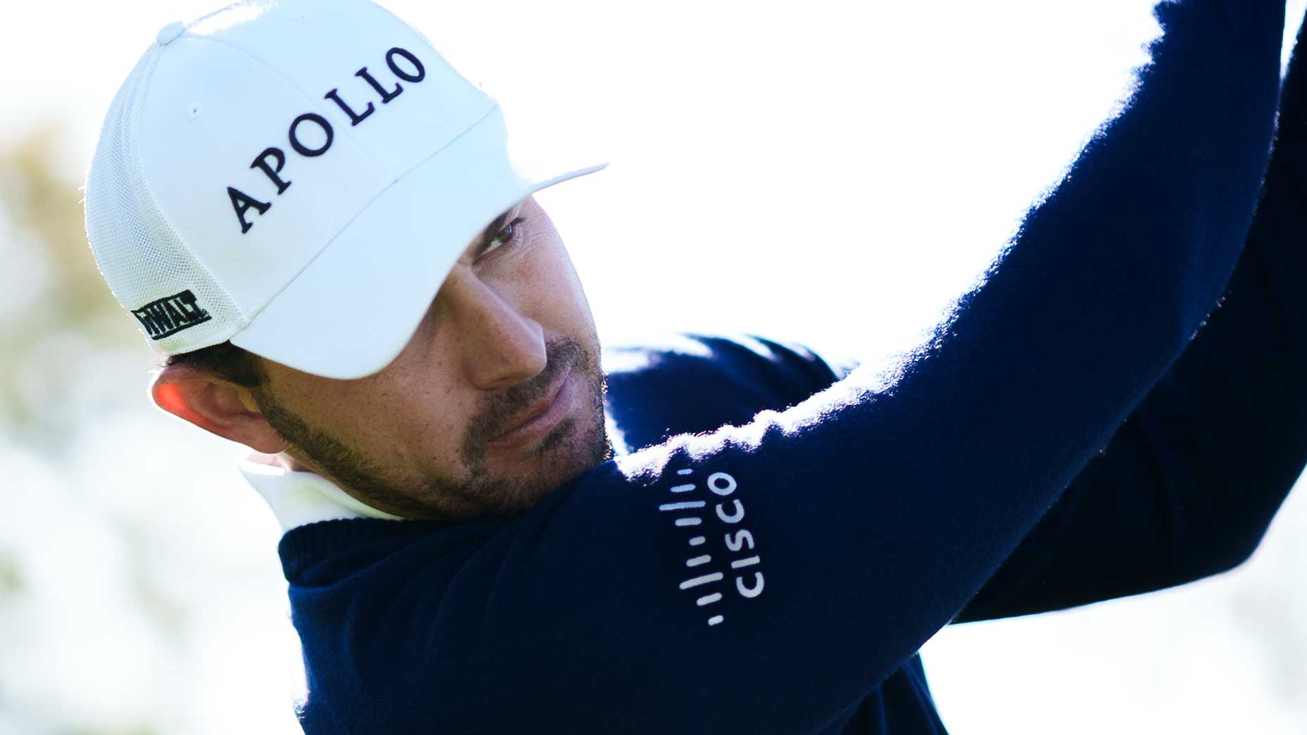 Patrick Cantlay's new Apollo hat.