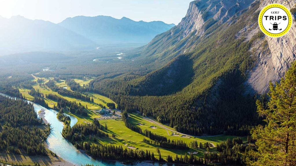 A view of the Fairmont Banff Springs Golf Course in Alberta.