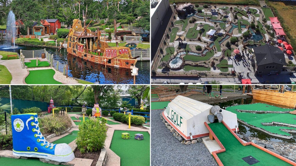 montage of america's best mini golf courses