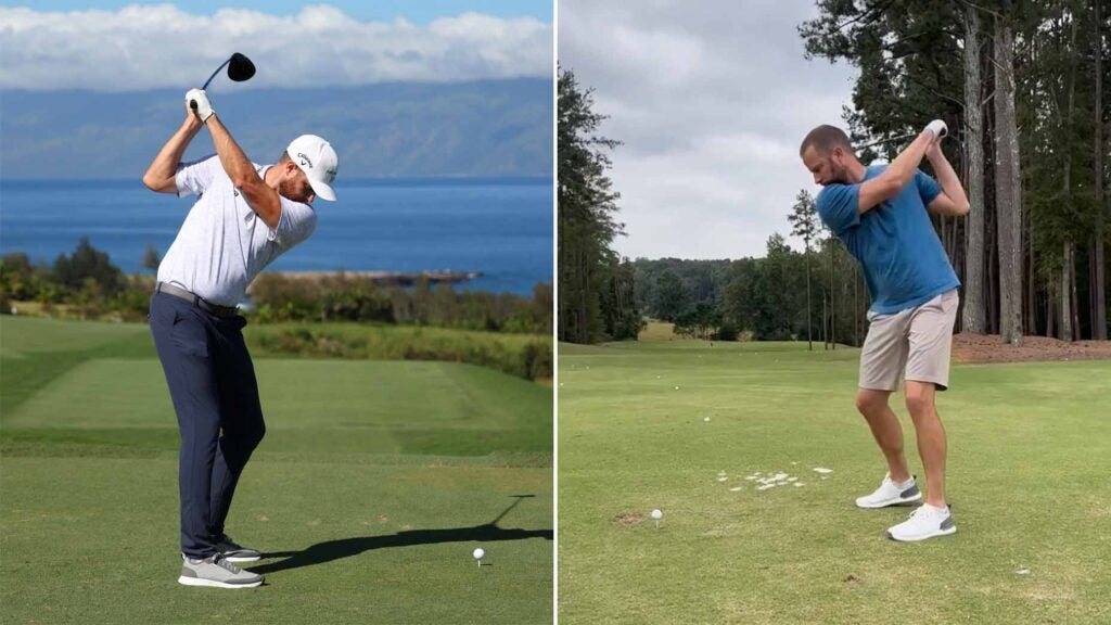 This Tour winner practices golf left-handed for the best possible reason