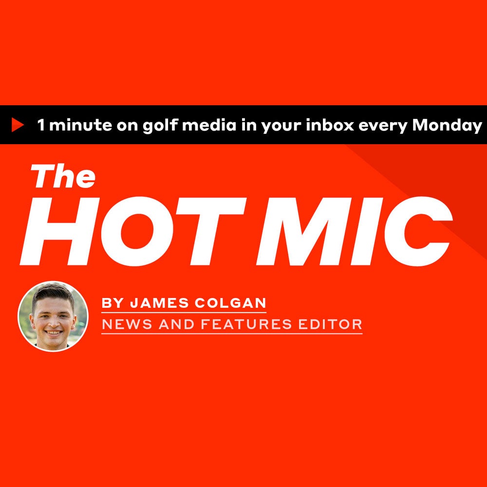 GOLF Hot Mic newsletter sign up promotion