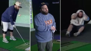 jersey jerry of barstool sports trying his hole in one challenge