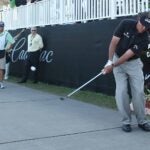 Phil Mickelson explains the secret 'toe-down' trick to chipping off cart paths