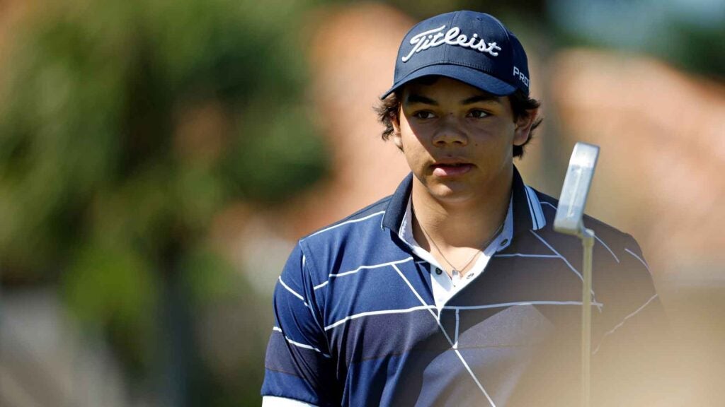Tiger Woods' son Charlie shoots 86 in PGA Tour pre-qualifier