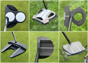 Pebble beach center shafted putters