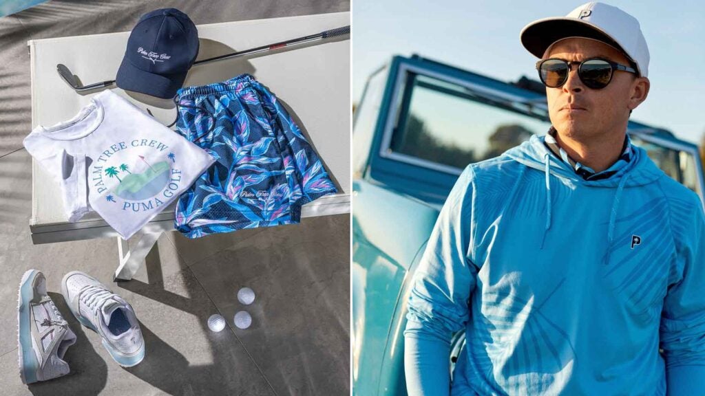Rickie Fowler's new apparel collection, Puma x PTC, has a tropical vibe