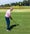 bernie najar hits fairway wood chip from off the green