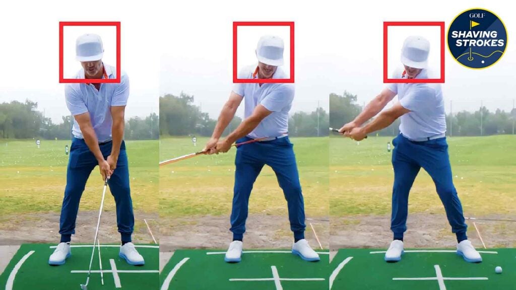 GOLF Top 100 Teacher George Gankas explains the importance of the head position in the golf swing, and how it impacts your ball contact