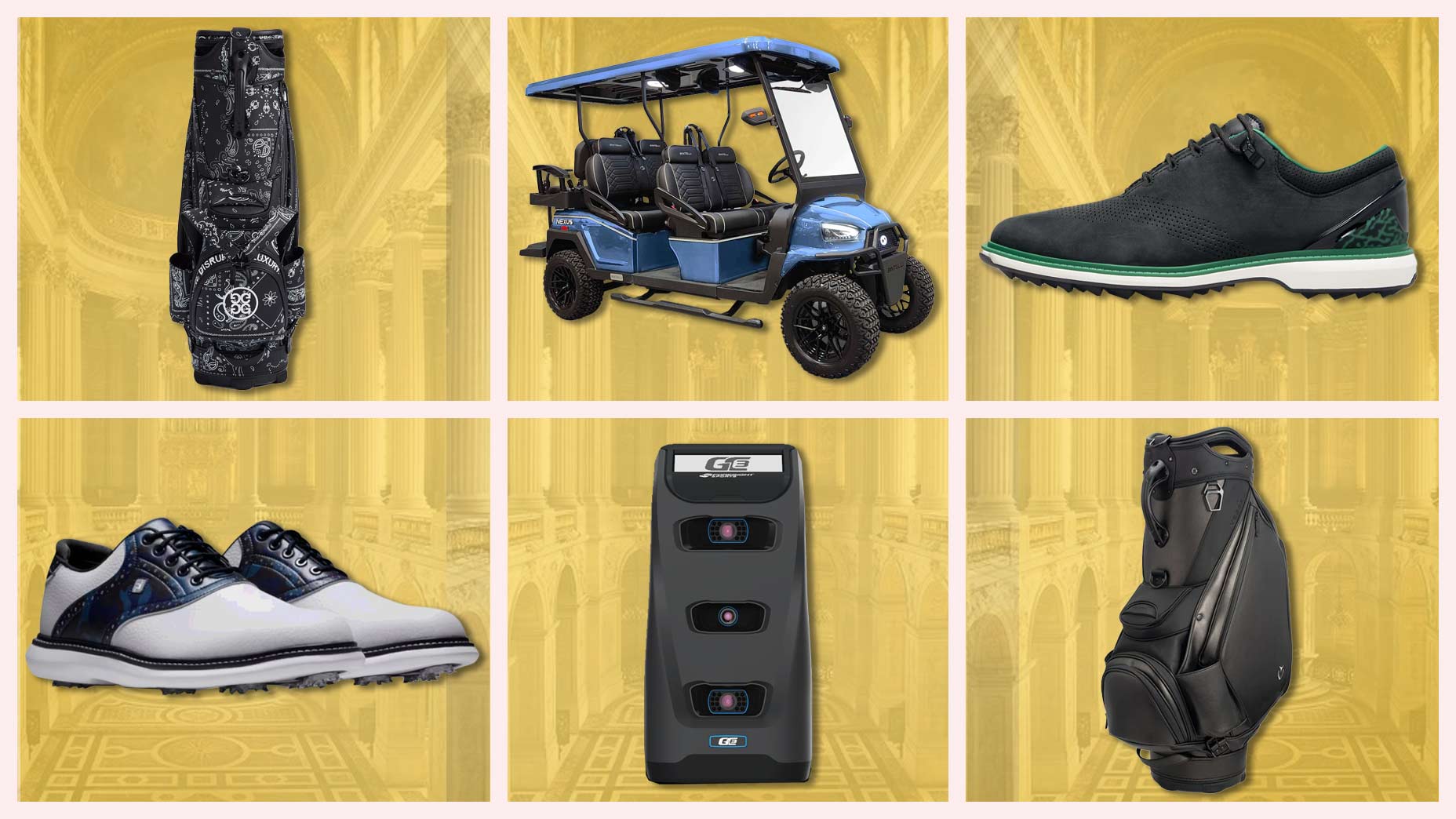 Luxury is subjective by personal taste. Some find luxury in style and comfort, others in dollar value. Tap to shop this lavish list of golf luxuries.