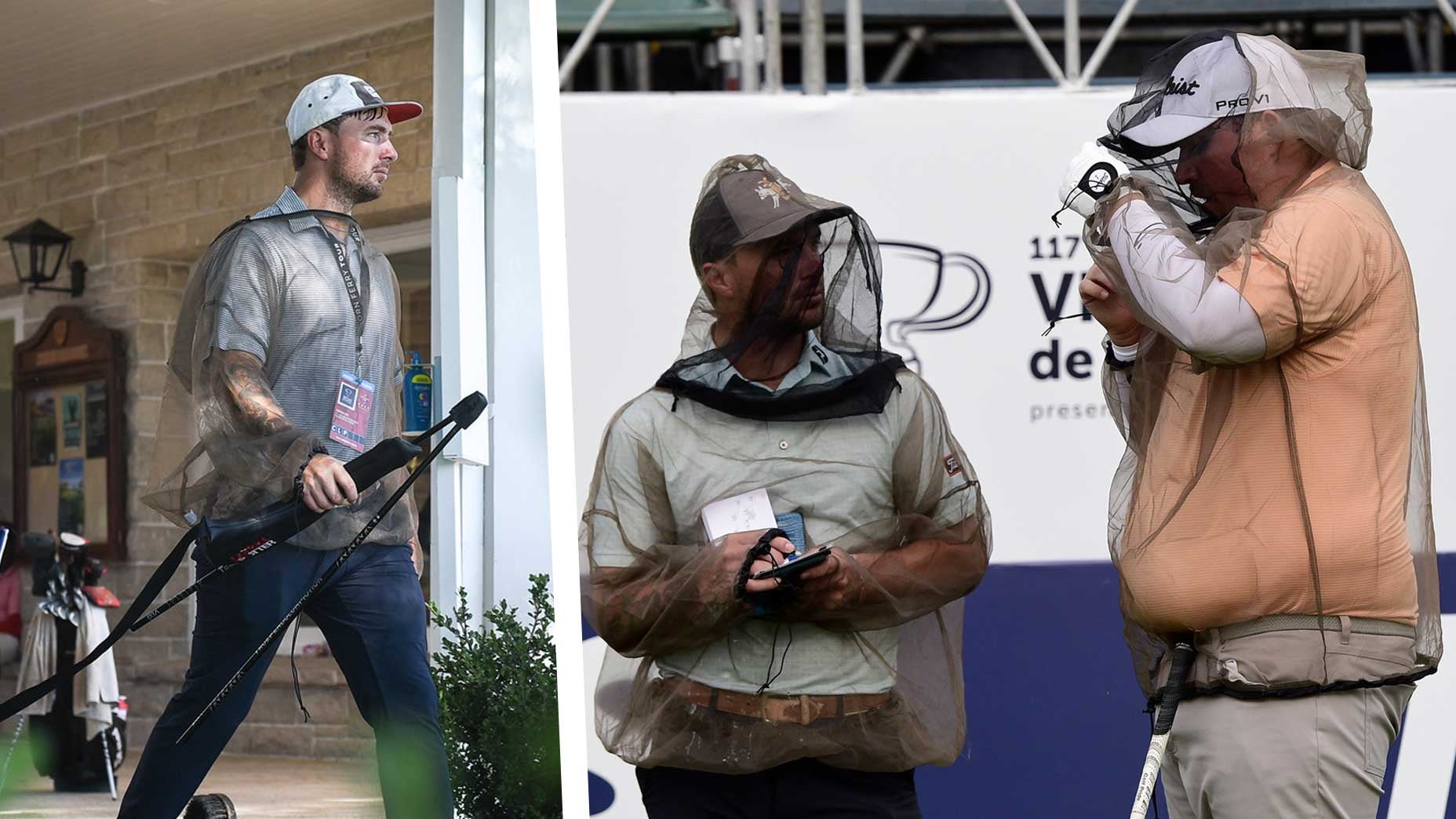 players and caddies moquito repellent gear argentina open