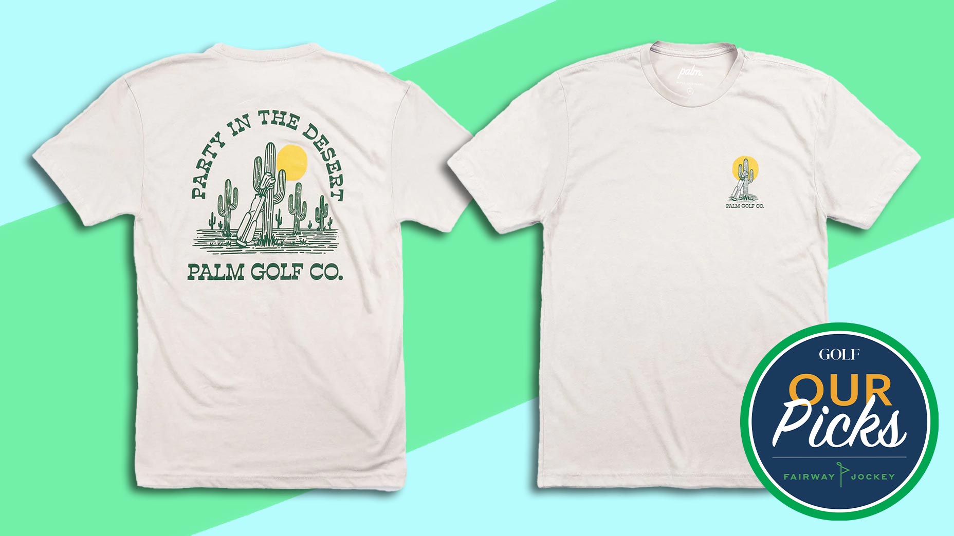 Tune in and watch "The Greatest Show on Grass," and throw on your favorite cactus-themed merch. Don't have any? Check out this t-shirt.