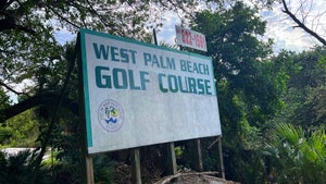 old west palm beach golf course billboard