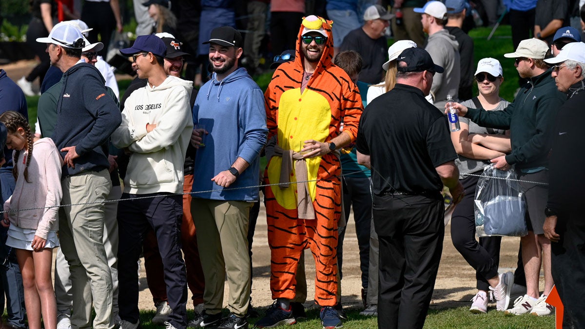 Fans at the Genesis Invitational