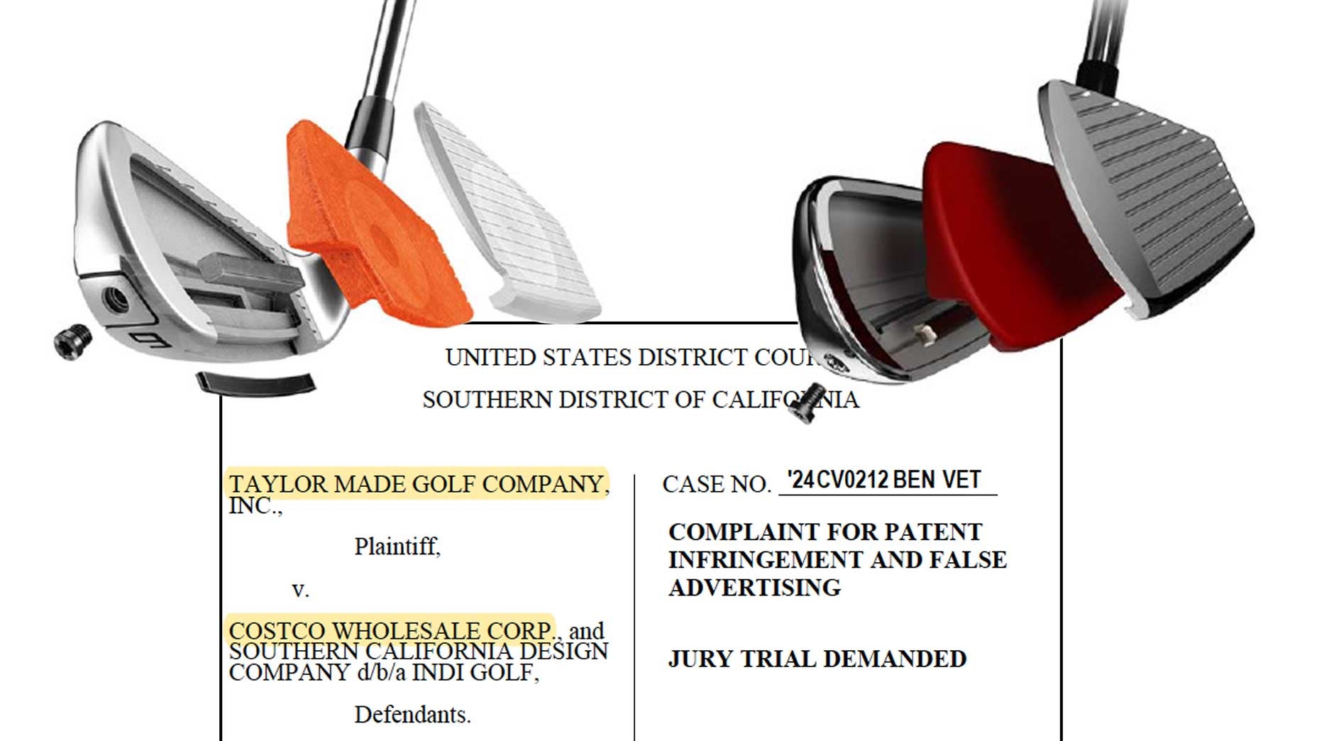 TaylorMade Costco lawsuit