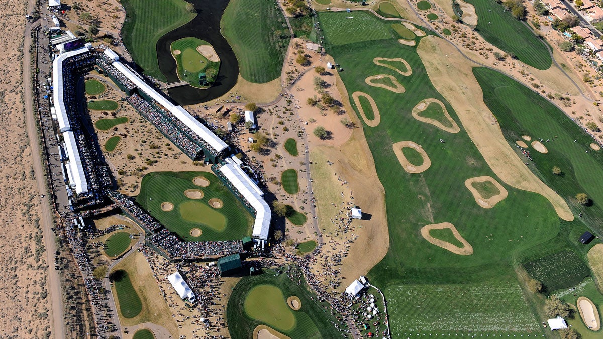 An aerial view of #16 during the third round of the FBR Phoenix Open held at TPC Scottsdale on January 31, 2009 in Scottsdale, Arizona
