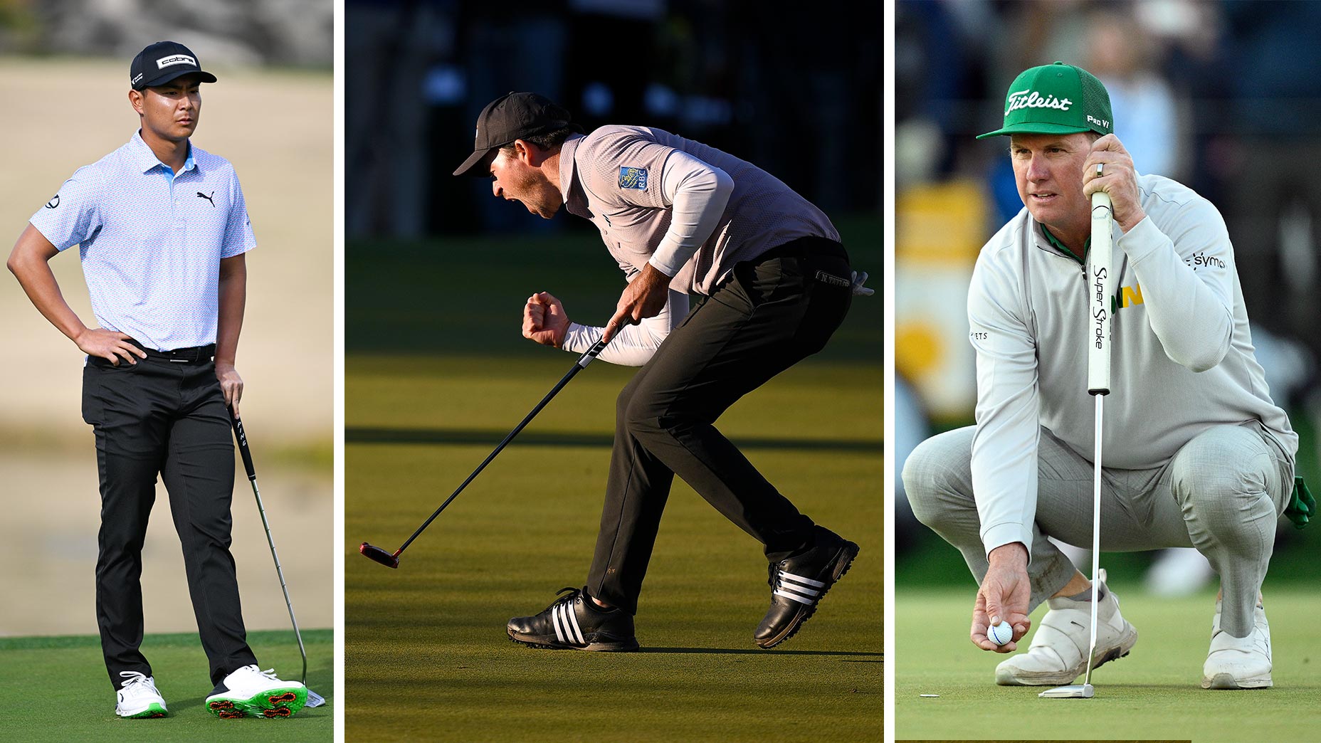 Justin Suh, Nick Taylor and Charley Hoffman at the Waste Management Phoenix Open in Scottsdale, AZ 2024. We're seeing a lot of popular shoe styles among the pros going into the 2024 season, but these shoes, in particular, caught our eye at the WM Phoenix Open.