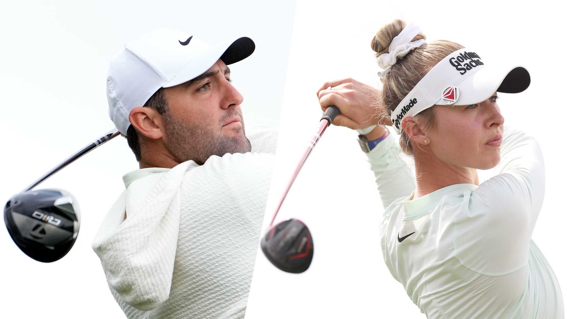 Scottie Scheffler and Nelly Korda are chasing history this weekend.