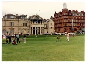 michael bamberger on the old course c. 1991