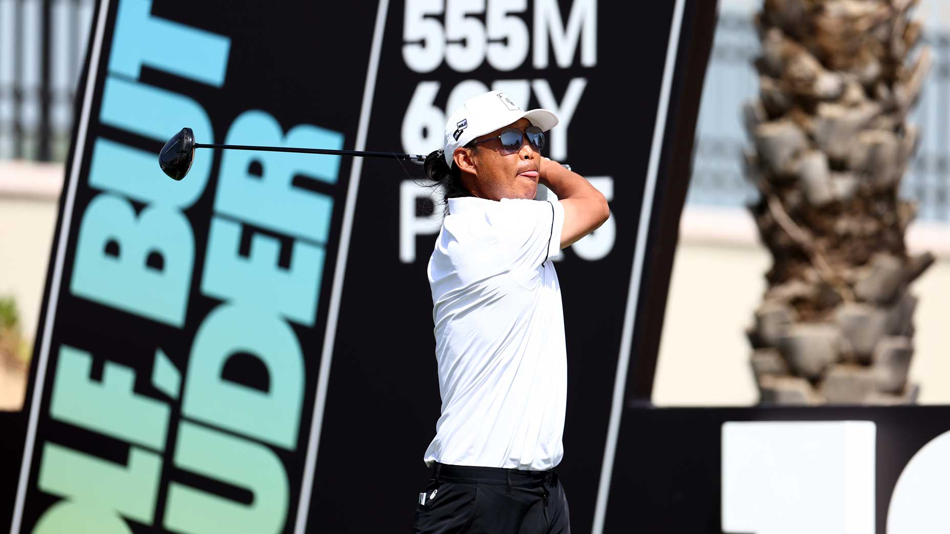 Anthony Kim tees off Friday at 2024 LIV Golf Jeddah tournament in Saudi Arabia