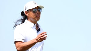 Anthony Kim during day one of the LIV Golf Invitational - Jeddah at Royal Greens Golf & Country Club