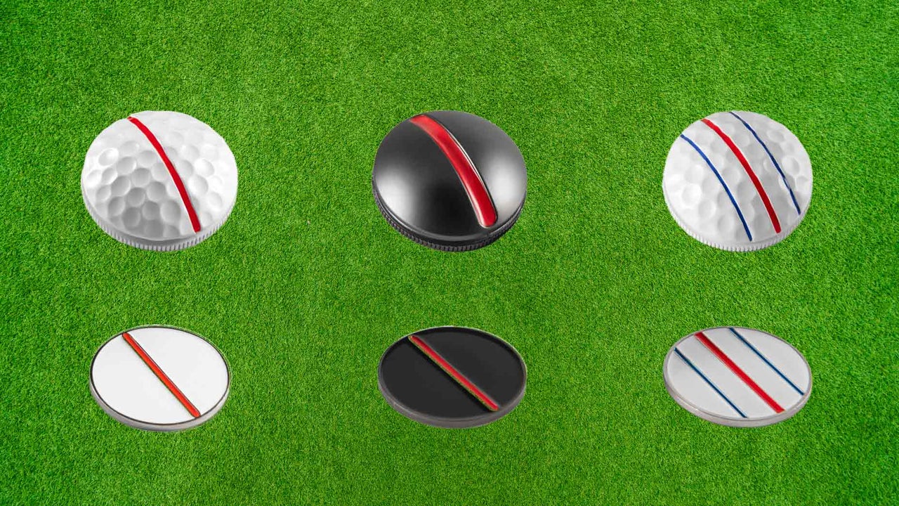 These musthave ball markers double as alignment aids
