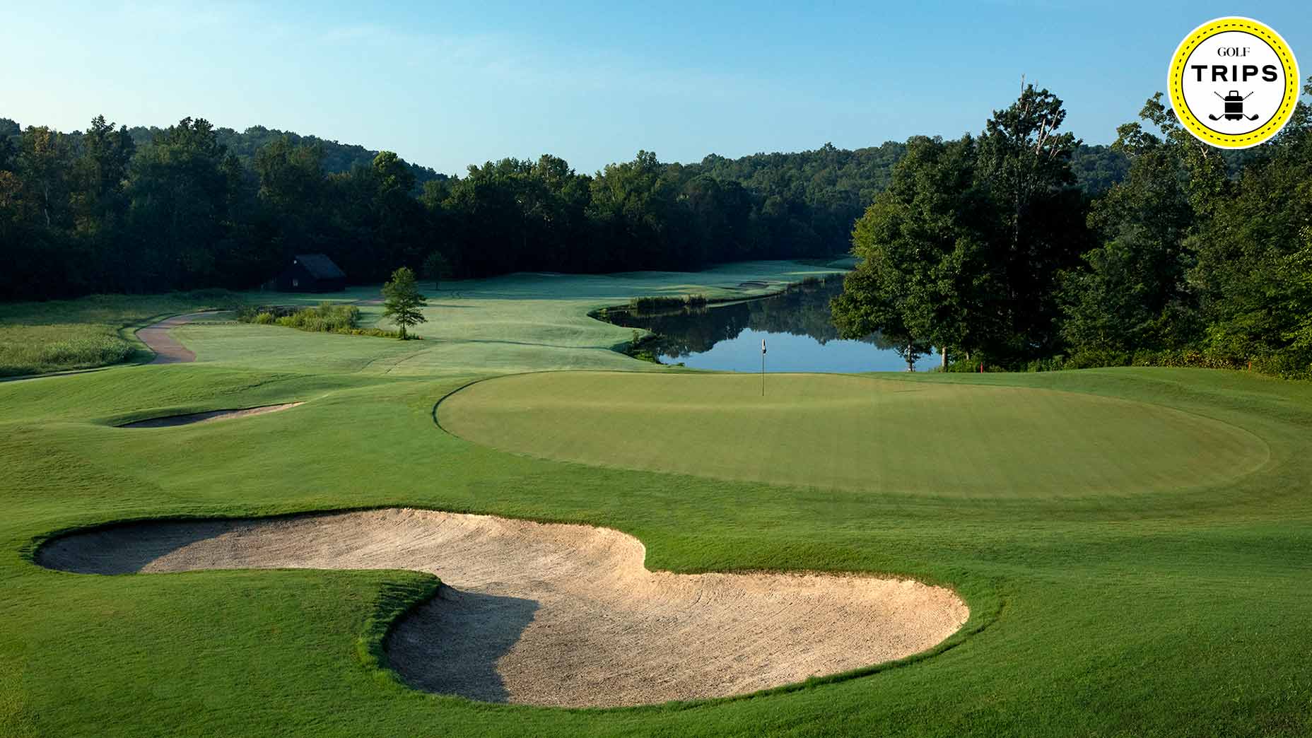 The Jim Fazio-designed golf course at Barnsley Resort.