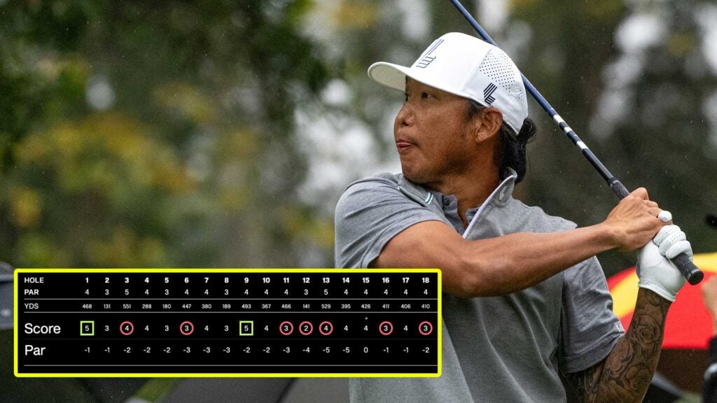 Anthony Kim cards his best round yet, and it wasn’t close
