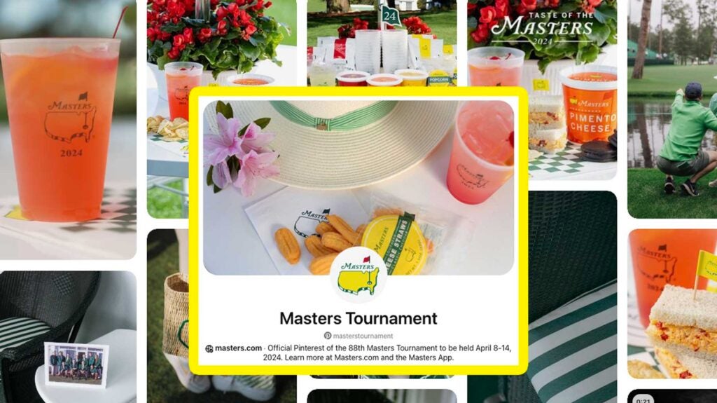 Masters tournament pinterest