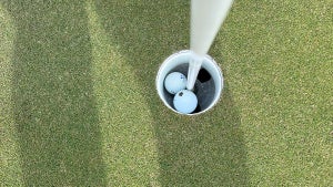 Texas pastors Connor Bales and David Shivers' hole in one balls
