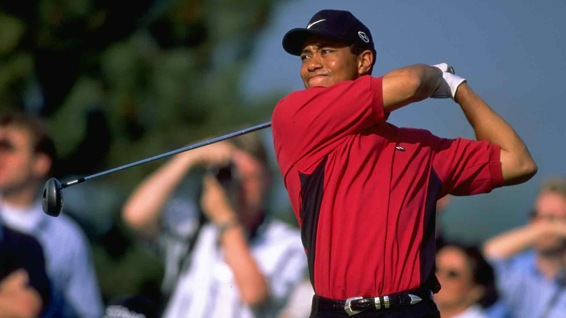 In this vintage clip of Tiger Woods, the 15-time major champ explains the mistake he sees amateurs often make when hitting their driver