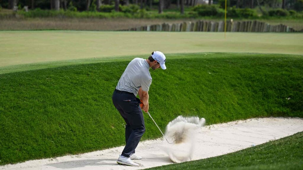 When faced with a difficult greenside bunker shot, GOLF Top 100 Teacher Kellie Stenzel says focus on these 10 things to have success