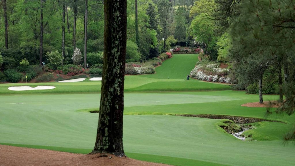 A photo of the 13th tee box at augusta national golf club