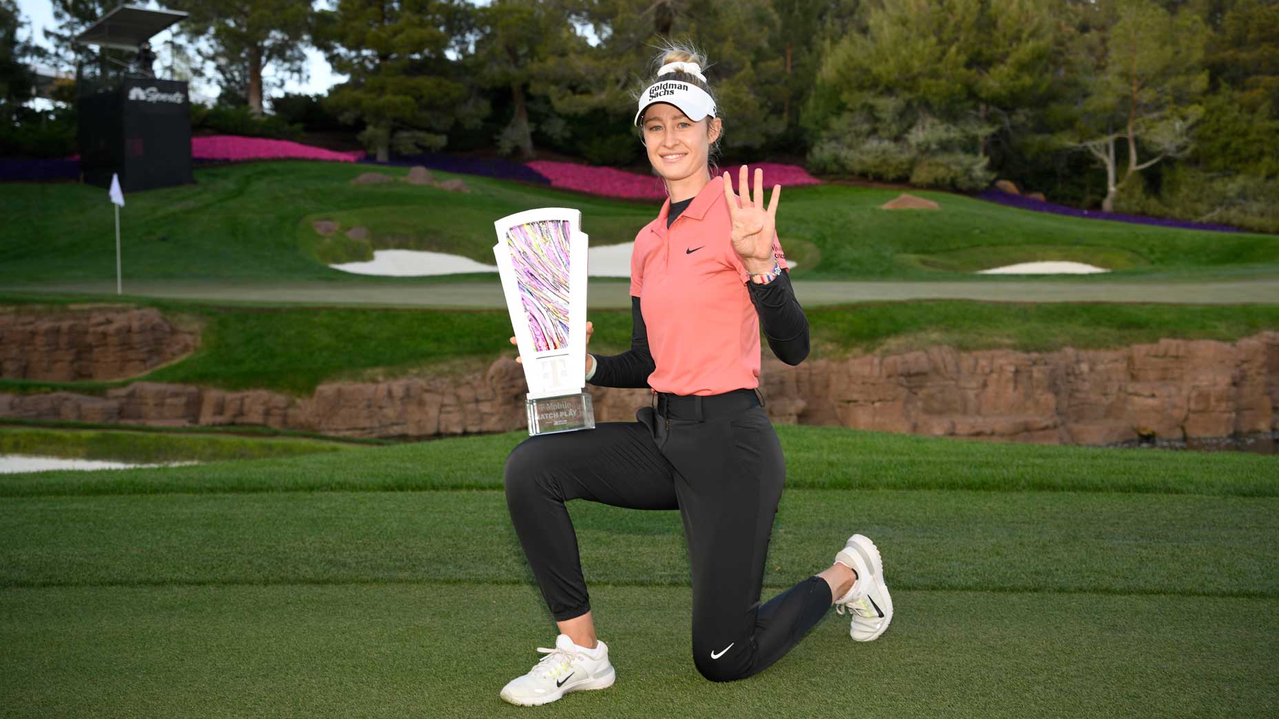 Nelly Korda's win in Las Vegas marks four in a row.