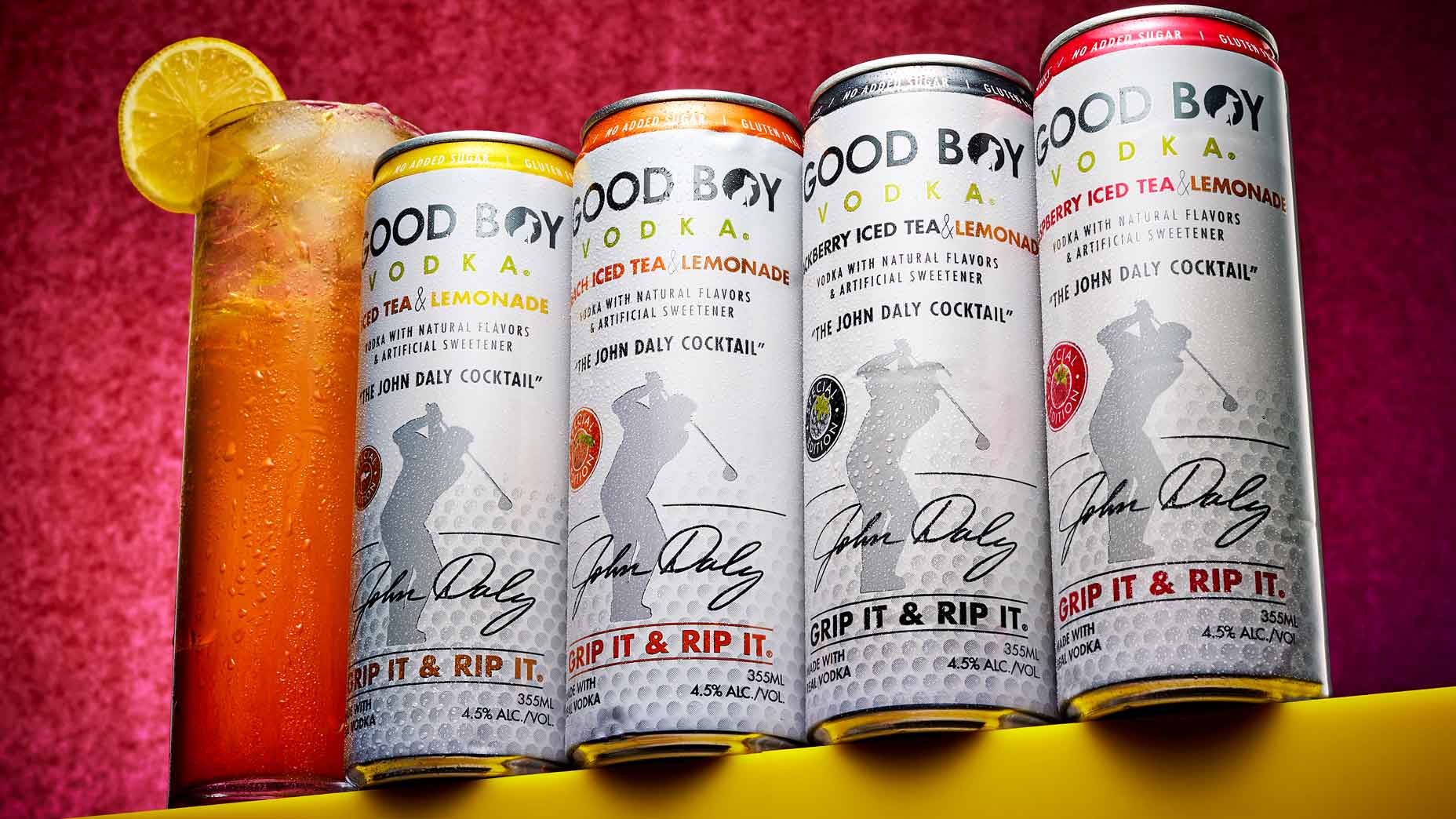 The Story Behind John Daly S Canned Cocktail   John Daly Cocktail Good Boy Vodka 