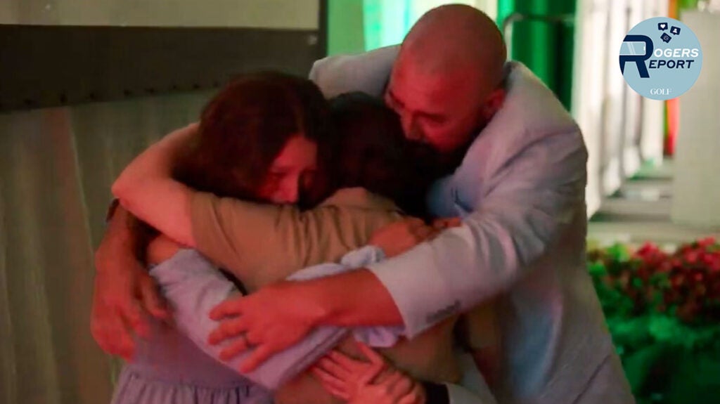 the Crain family is reunited ahead of the Drive, Chip and Putt at Augusta National.