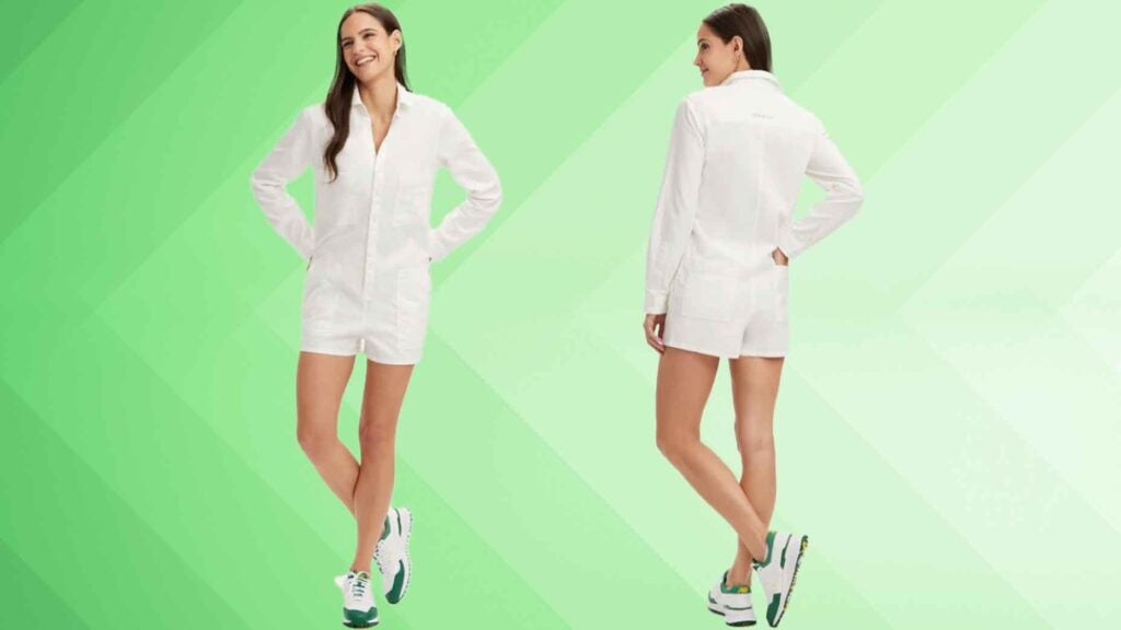 Renwick caddie suit in white