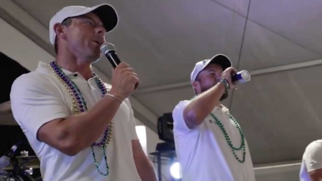 WATCH: Rory McIlroy crashes Zurich Classic concert, sings karaoke after win